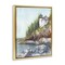 Stupell Industries Bass Harbor Lighthouse Floating Frame, design by Patti Bishop